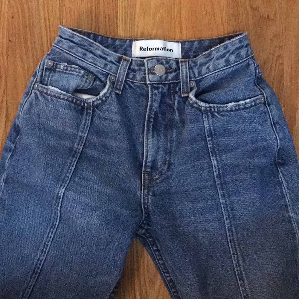 Reformation Seamed Jean Celtic Jeans 24